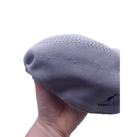 Kangol Cap Tropic 504 Ventair 0290BC Silver Gray Vented Knit Hat Mens Large - Picture 9 of 16